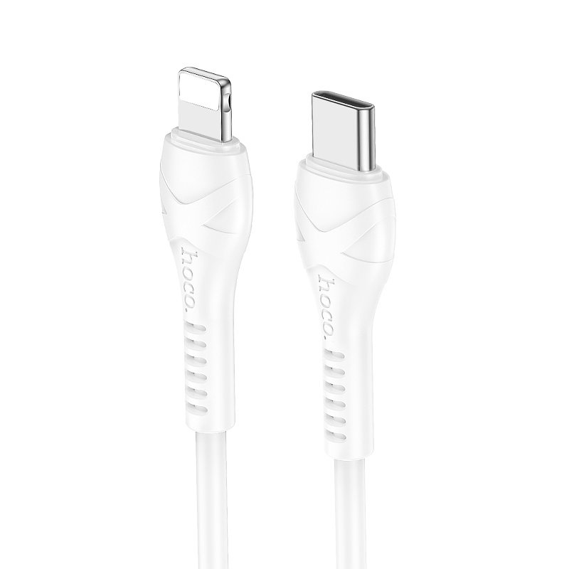 

Кабель Lightning to Type-C (PD), HOCO, X37, 0.5м, белый