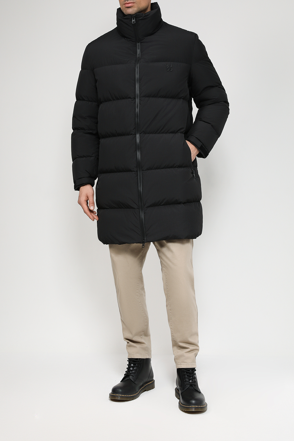 

Куртка мужская HUGO 50495783 черная 2XL, Черный, 50495783
