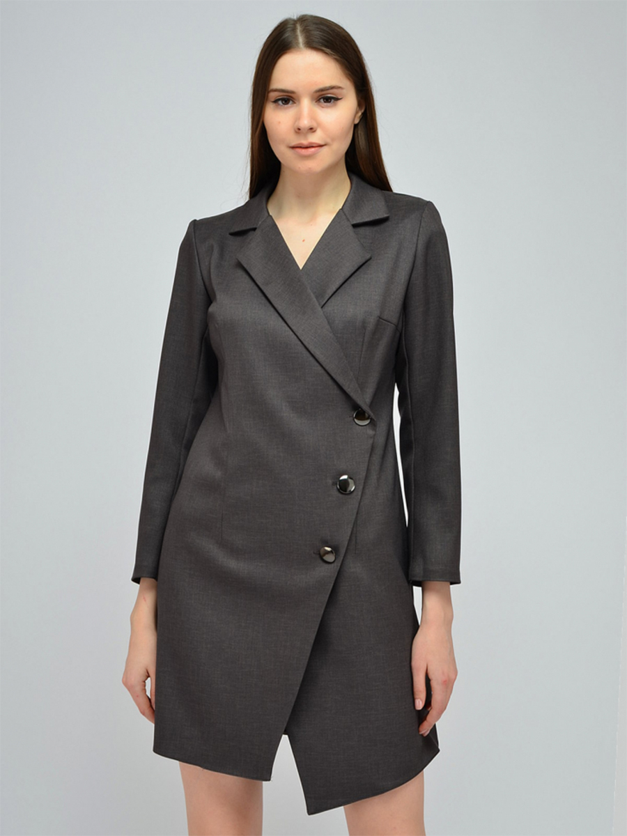

Платье женское 1001dress VI00127CF серое 50 RU, VI00127CF