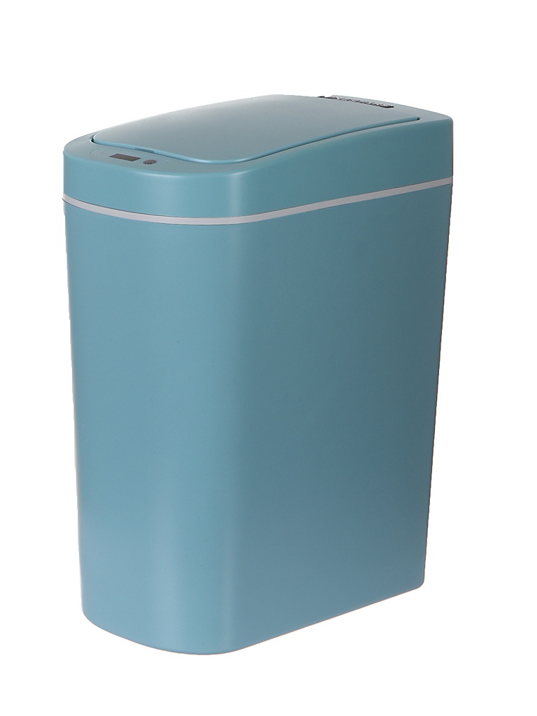 фото Мусорное ведро xiaomi ninestars waterproof sensor trash can 7l dzt-7-2s green рыжий кот