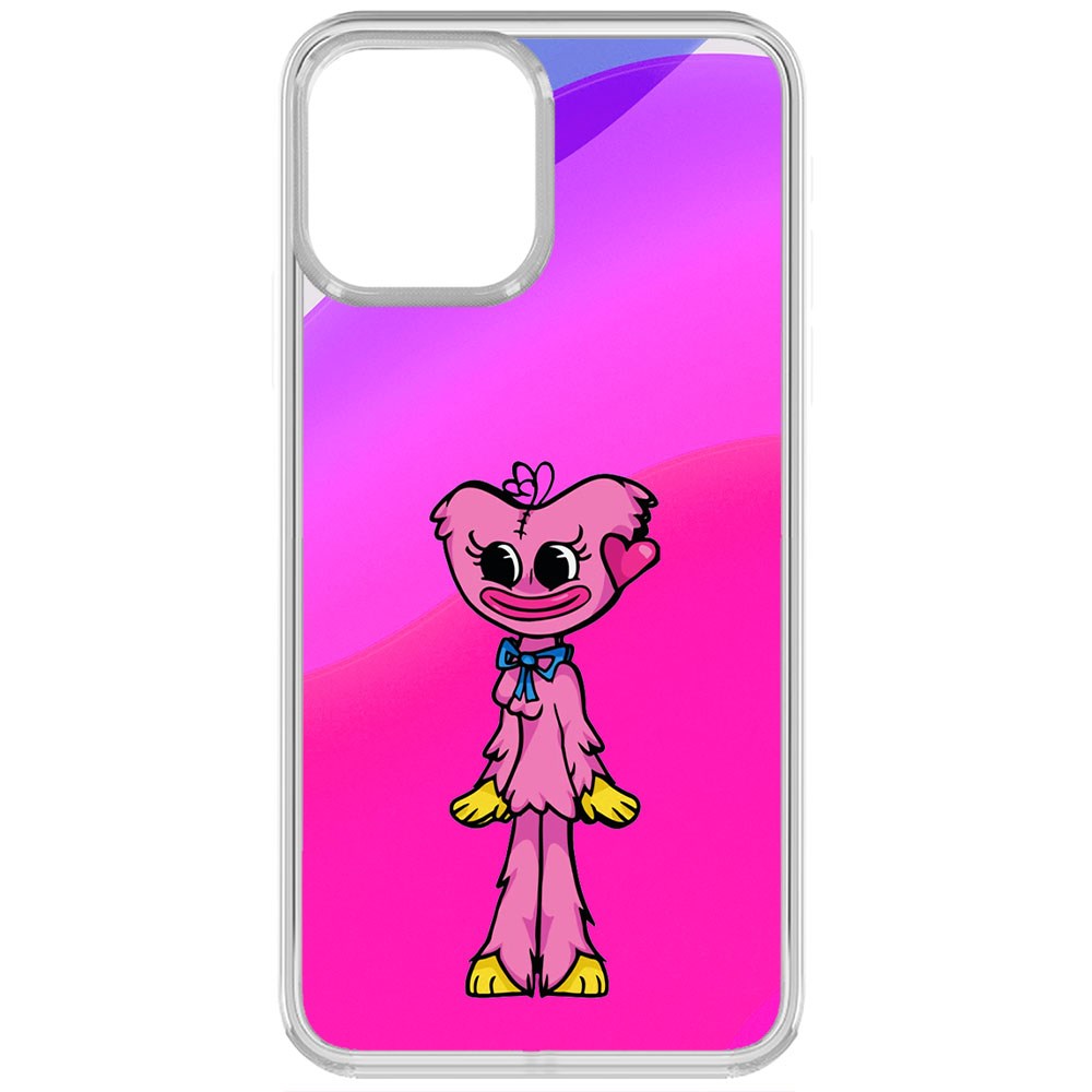 

Чехол-накладка Krutoff Clear Case Хаги Ваги - Киси Миси для iPhone 13, Прозрачный