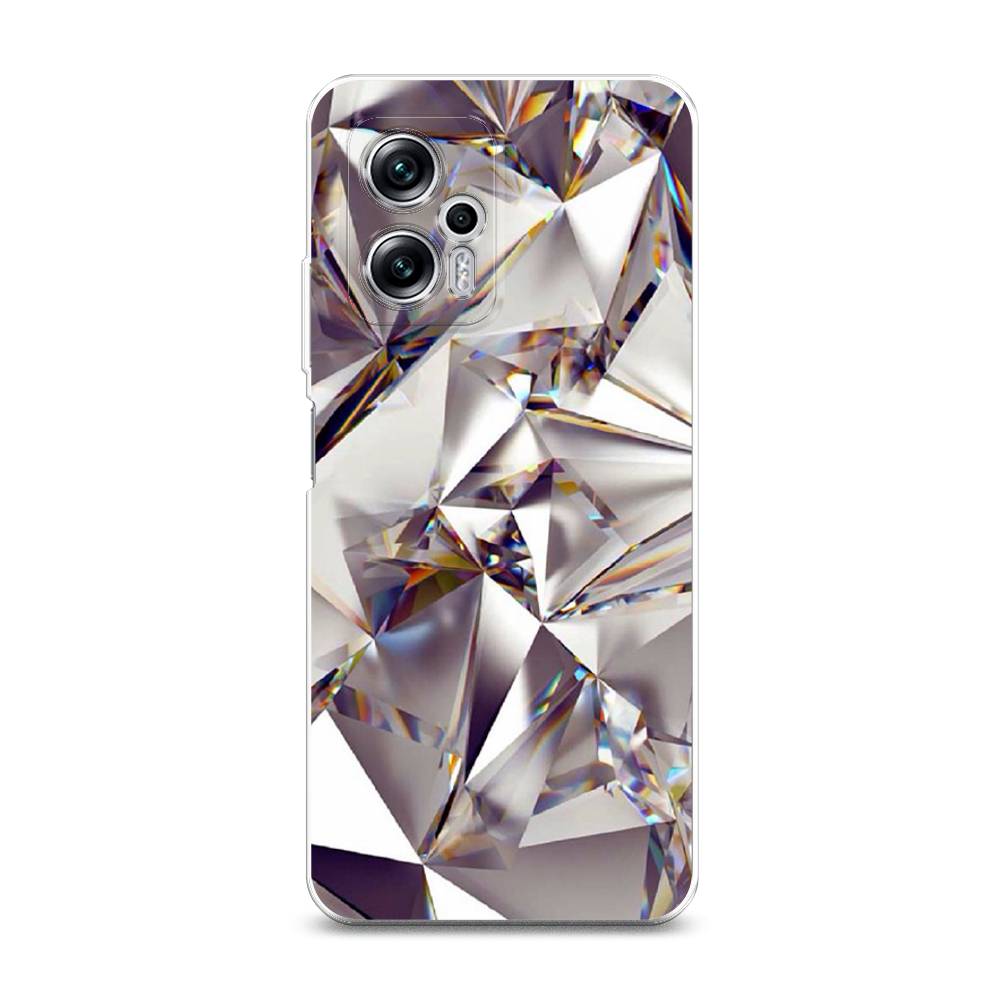 

Силиконовый чехол "Бриллианты" на Xiaomi Poco X4 GT, Разноцветный, 315450-7