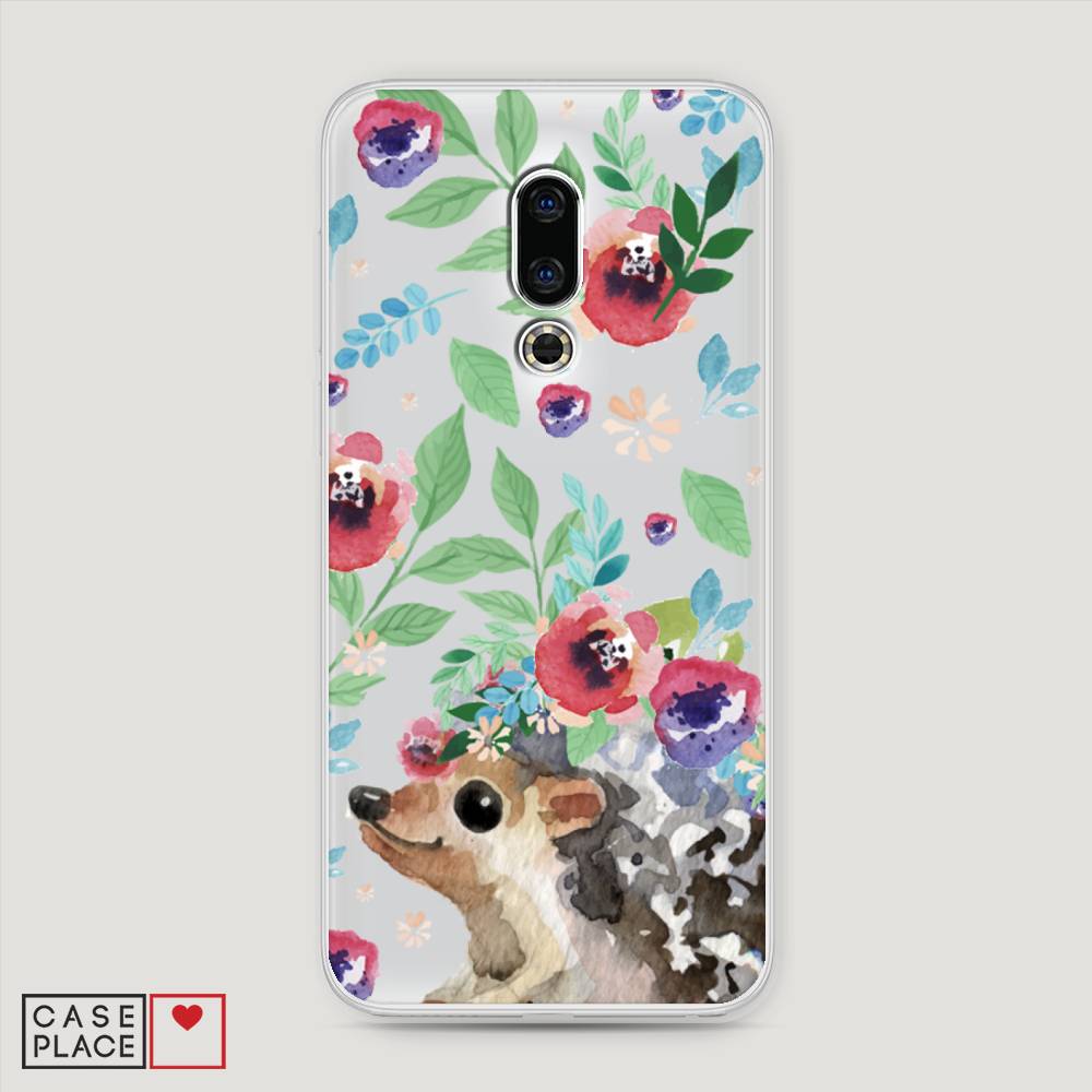 

Чехол Awog на Meizu 16th "Ежик в цветах акварель", Розовый;зеленый;коричневый, 72750-2