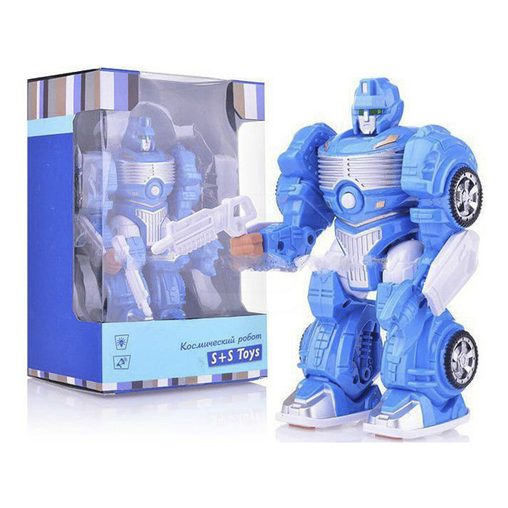 

Робот S+S Toys космический со светом и звуком, Голубой