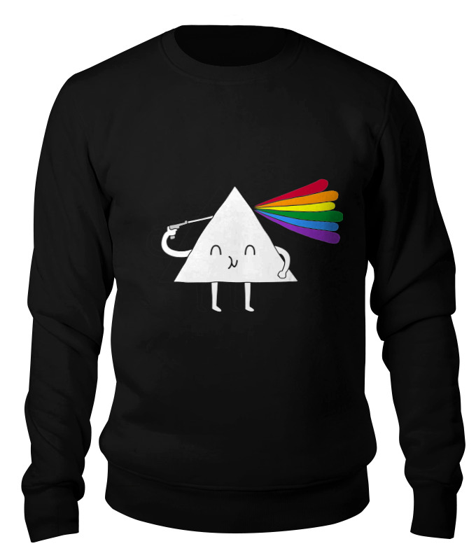 

Свитшот унисекс Printio Dark side of the moon черный 2XL, Dark side of the moon