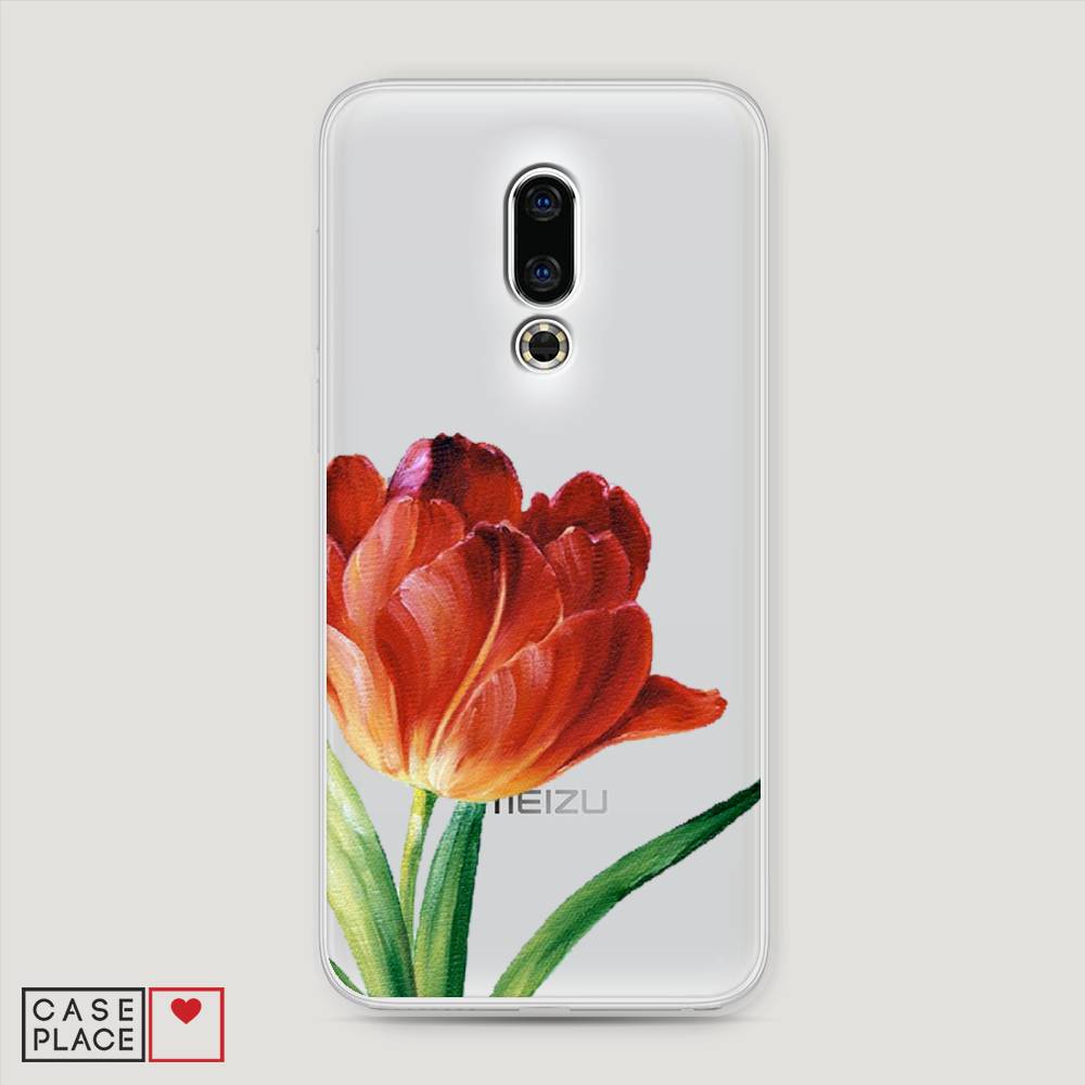 

Чехол Awog на Meizu 16th "Красный тюльпан", Оранжевый;зеленый, 72750-8