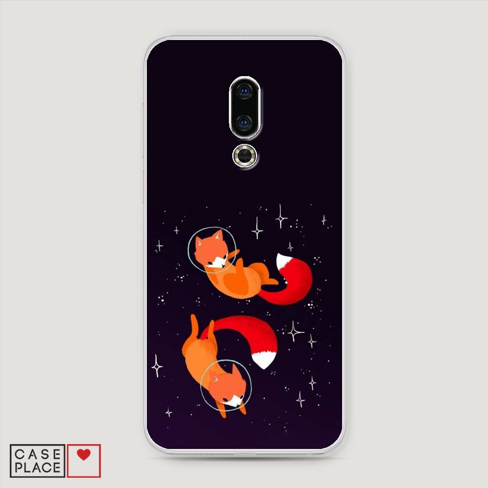 

Чехол Awog на Meizu 16th "Лисы космонавты", Оранжевый, 72750-4