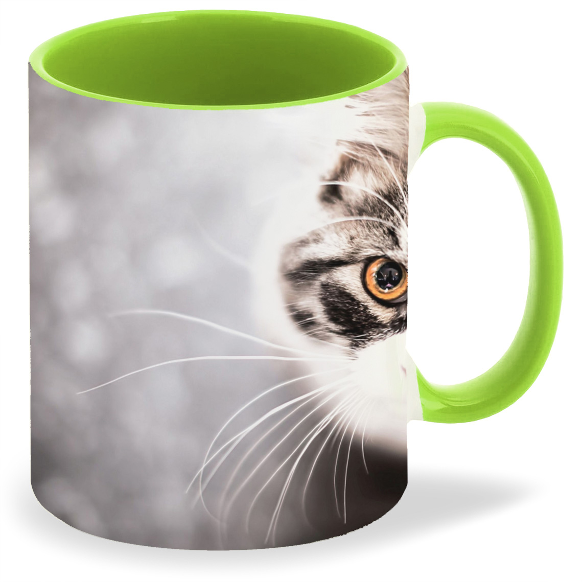 

Кружка CoolPodarok Кошка смотрит на верх, Кошка смотрит на верх