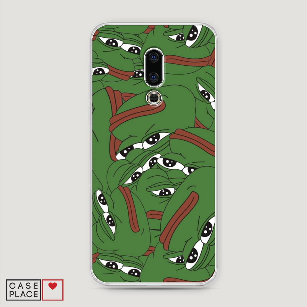 

Чехол Awog на Meizu 16th "Печальный frog", Зеленый;белый, 72750-9