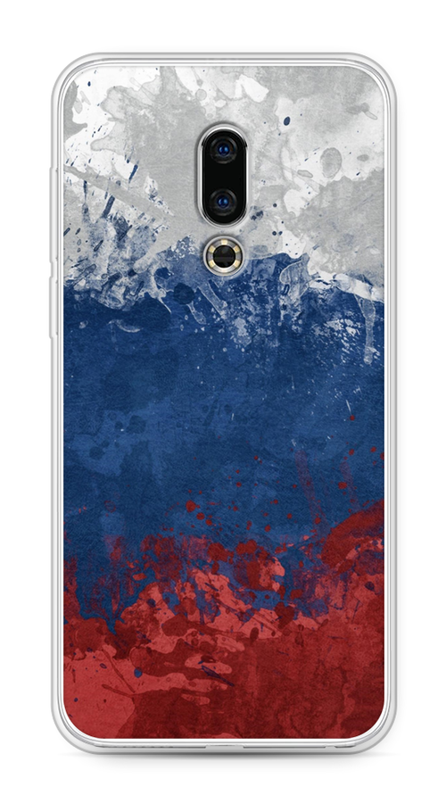 

Чехол Awog на Meizu 16th "Флаг России неровный", Белый;синий;красный, 72750-5