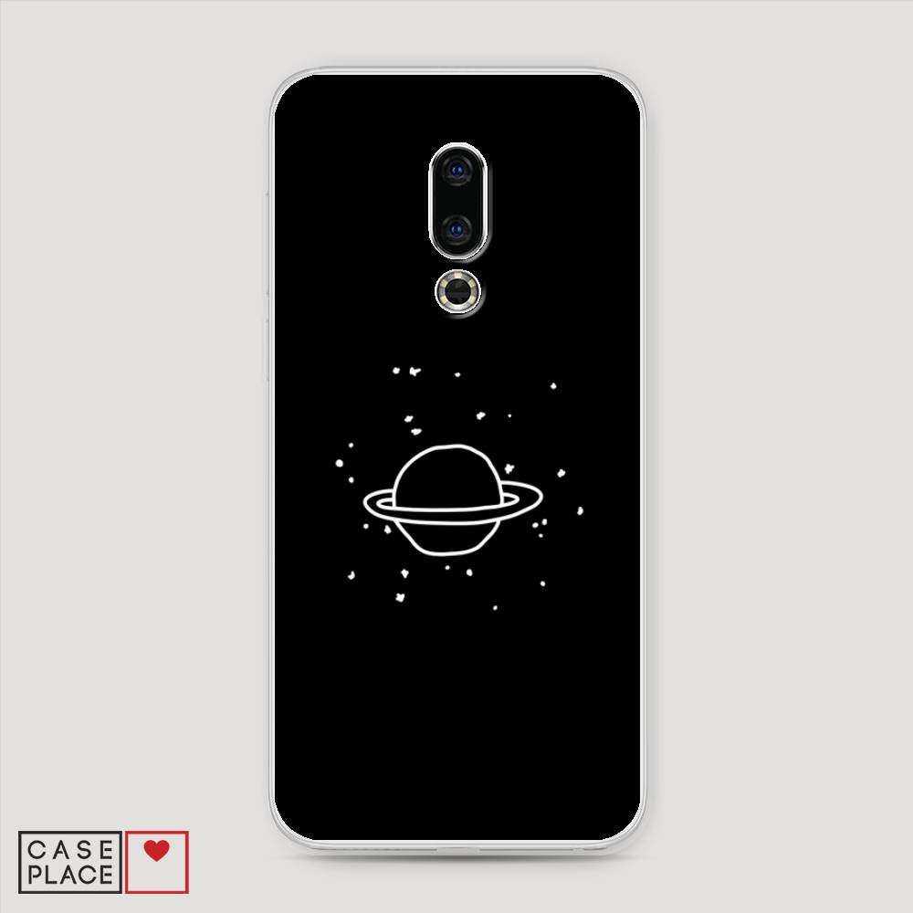 

Чехол Awog на Meizu 16th "Дудл Юпитера", Белый;черный, 72750-4