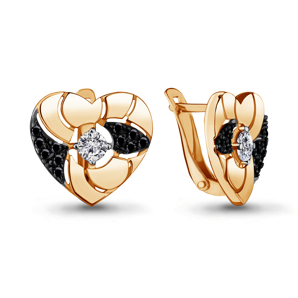 

Серьги из серебра с кристаллом ювелирным/фианитом Aquamarine 48065АЧ_925_з, 48065АЧ_925_з