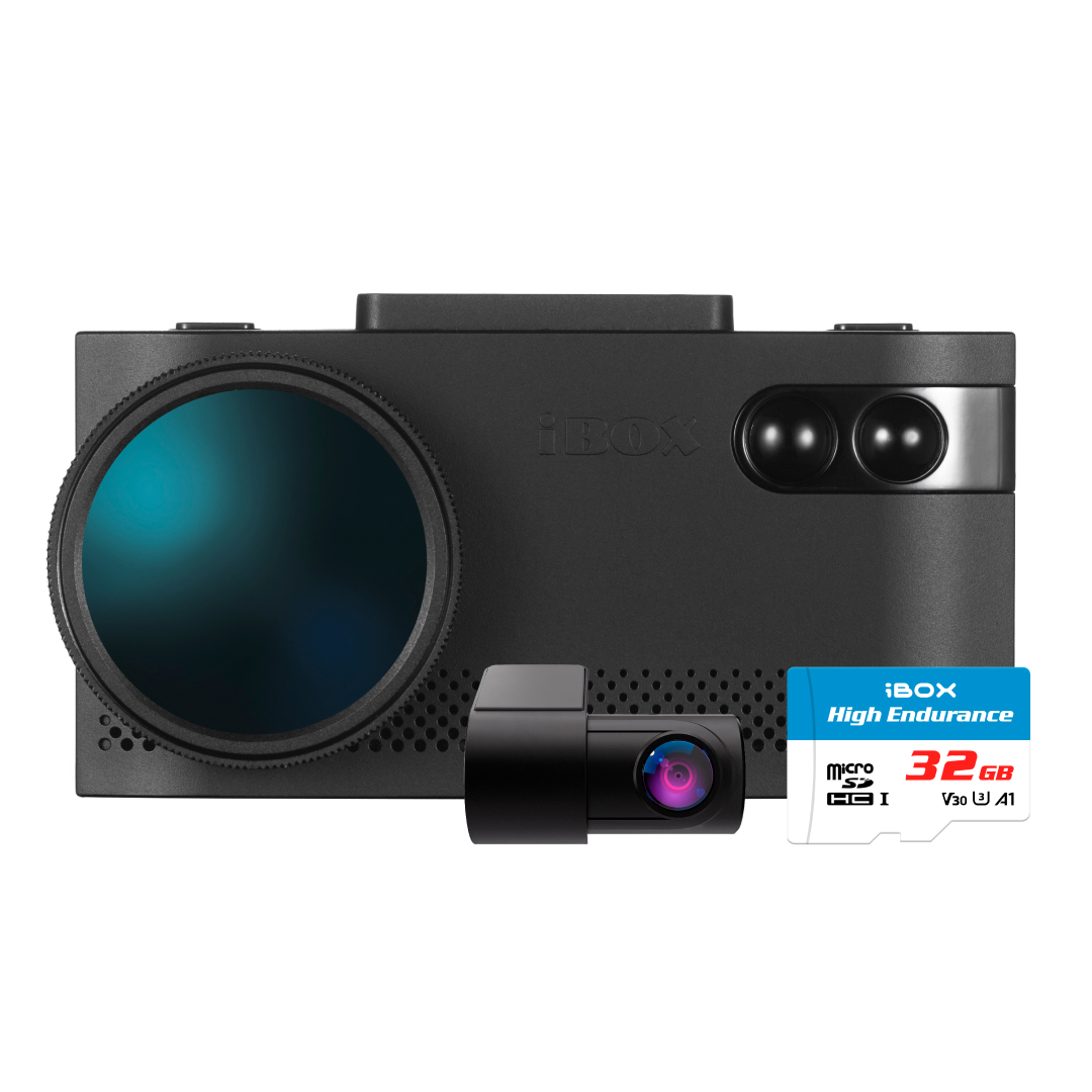 Видеорегистратор iBOX EVO LaserVision WiFi Signature Dual + Внутрисалонная камера FHD4