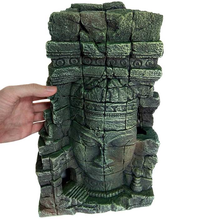 Декорация для аквариума Deksi Грот Камбоджа 1205 зеленый