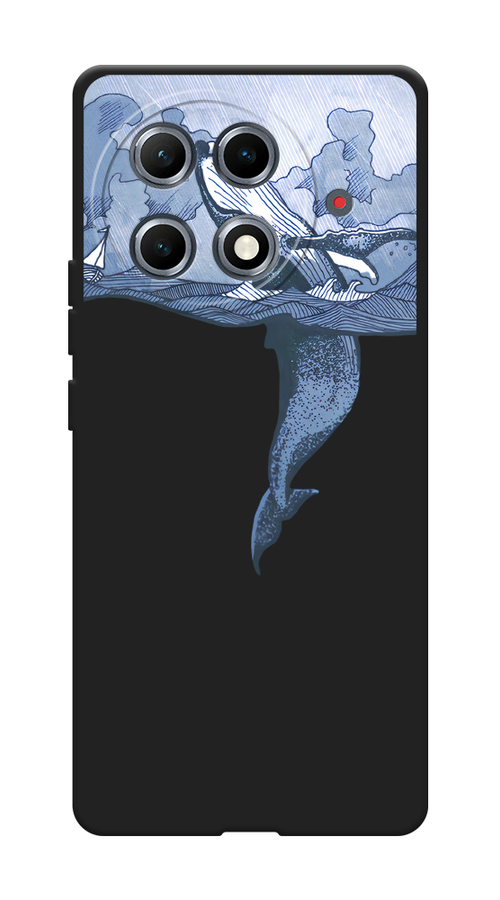 

Чехол Awog на Tecno Camon 30S Pro "Два измерения", Голубой;черный;прозрачный, 309552-1