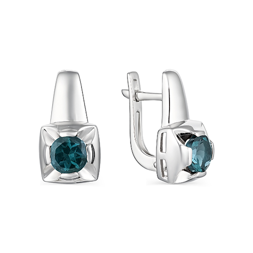 

Серьги женские из серебра АЛЬКОР 02-0812/0НСЛ-00 ситал, 02-0812/0НСЛ-00
