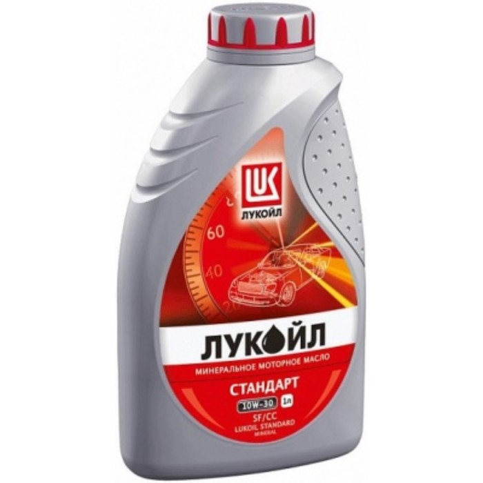 фото Моторное масло лукойл стандарт 10w-30 api, sf/cc, 1 л 19430 lukoil