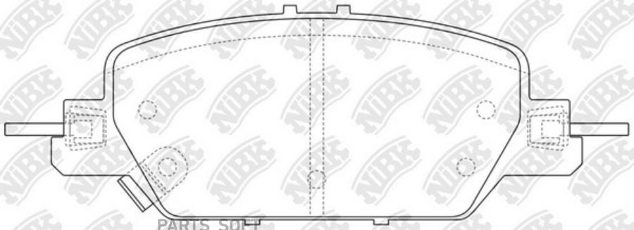 

Колодки Задние Honda Cr-V V 16-> Nibk Pn8817 NiBK арт. PN8817