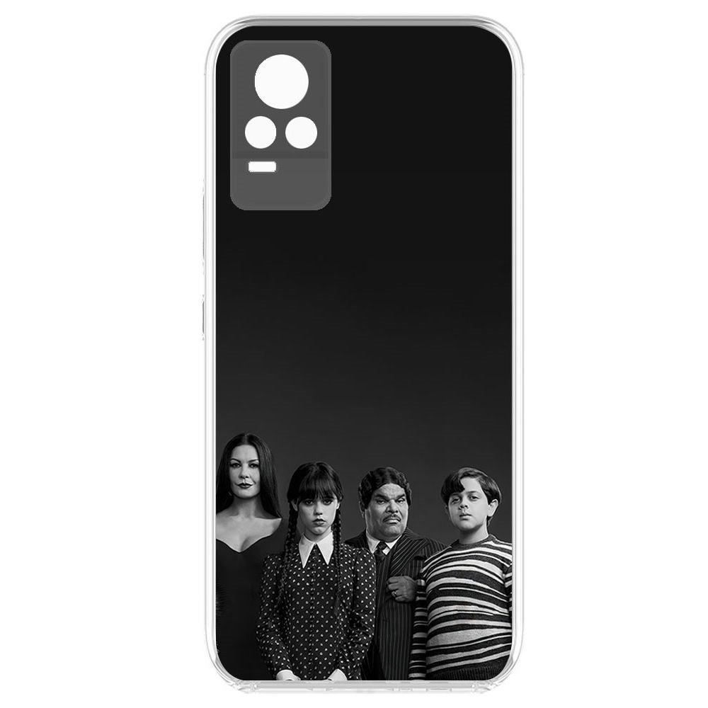 

Чехол-накладка Krutoff Clear Case Уэнсдей Аддамс - Семейка Аддамс для Vivo V21e