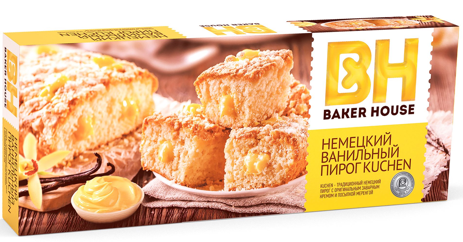 

Пирог ванильный KUCHEN Baker House 350г