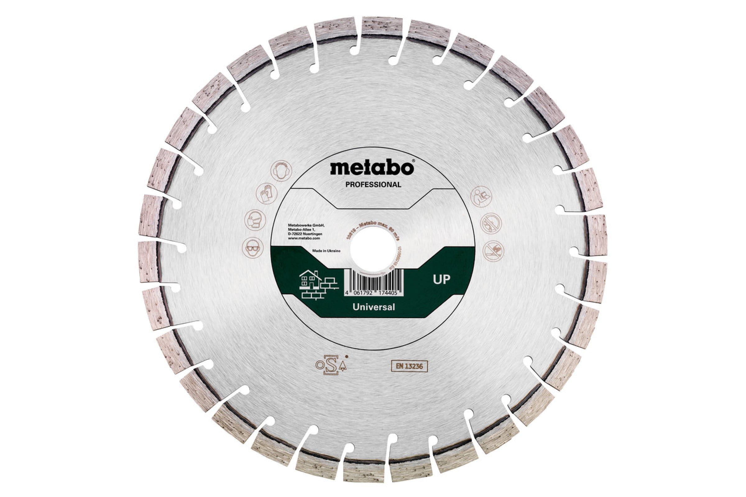 

Metabo Круг алмазный 350x20.25.4 универсал. cегмент. prof 628564000