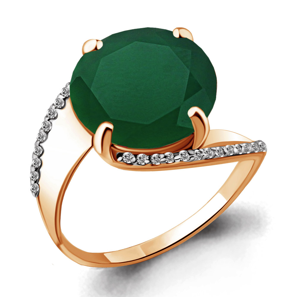 

Кольцо из серебра с агатом р. , Aquamarine 6534209А_925_з, 6534209А_925_з