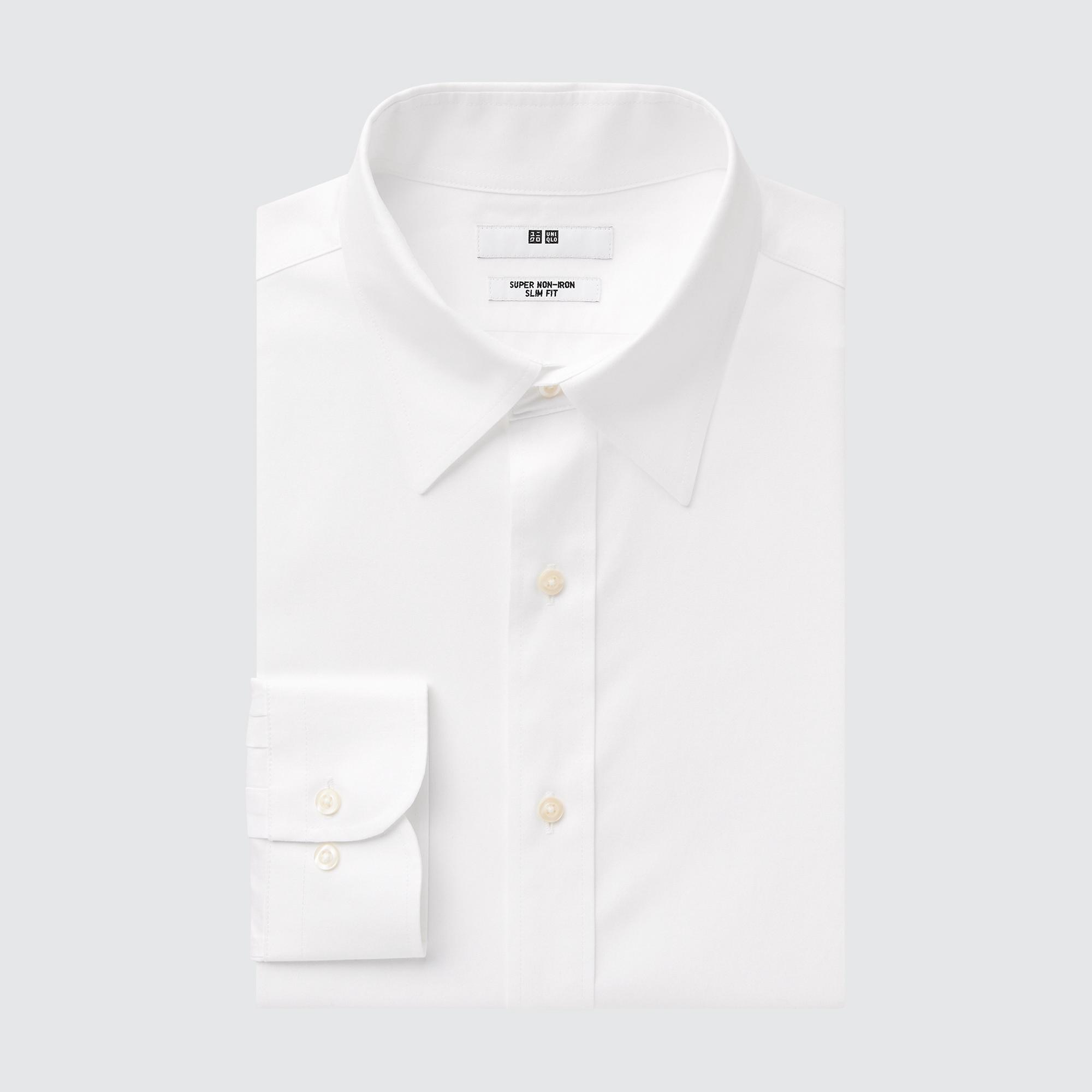 

Рубашка мужская UNIQLO 448302COL00 белая S (доставка из-за рубежа), 448302COL00