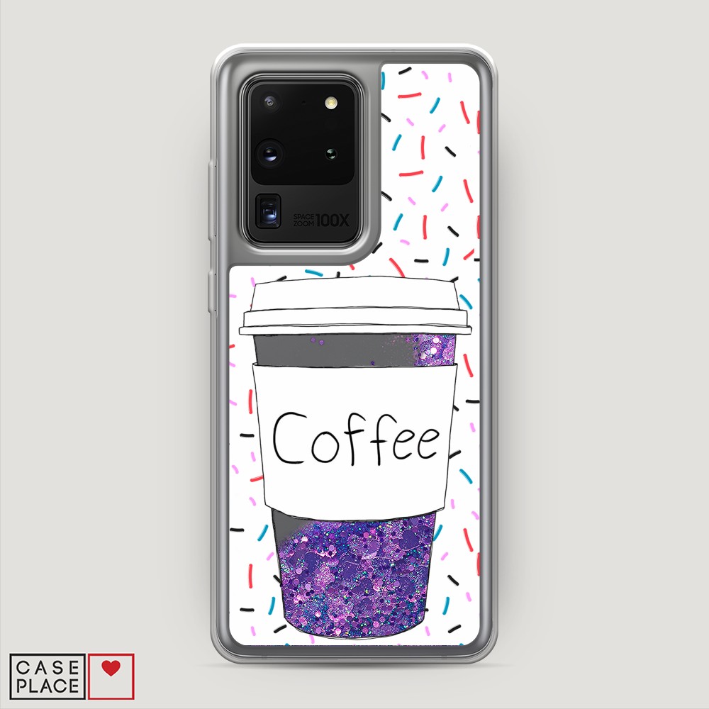 

Чехол Awog на Samsung Galaxy S20 Ultra "Coffee прозрачный стакан", Разноцветный, 29492-1