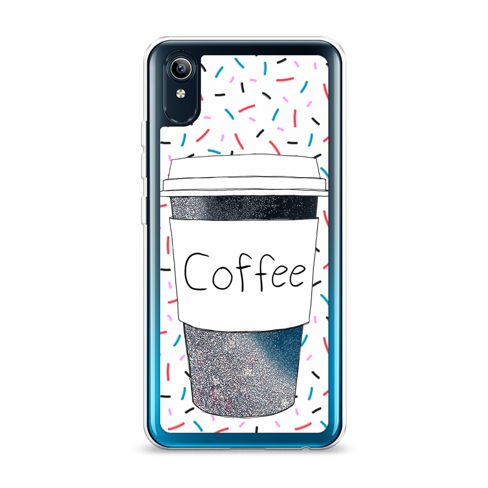 

Чехол Awog на Vivo Y91c/Y1s "Coffee прозрачный стакан", Разноцветный, 262891-1
