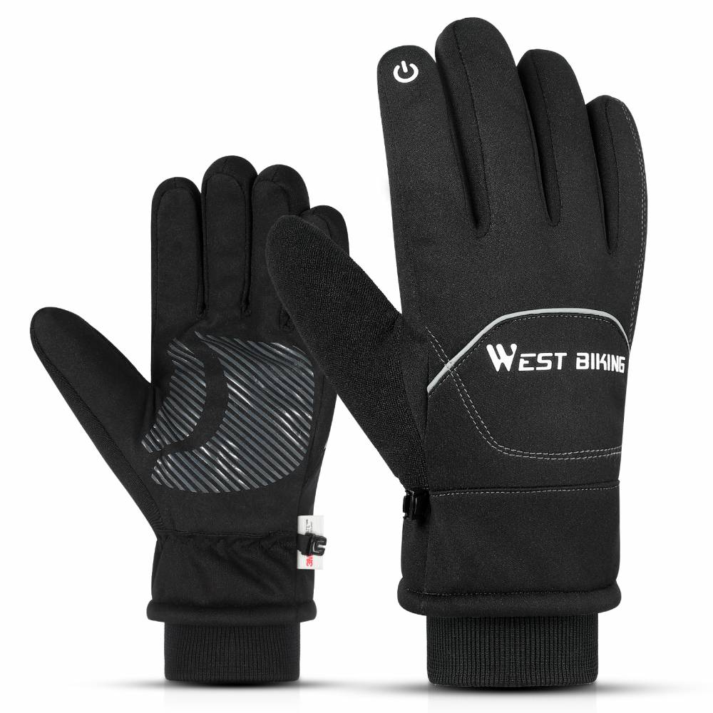 

Перчатки мужские West biking YP0211221 черные L, YP0211221
