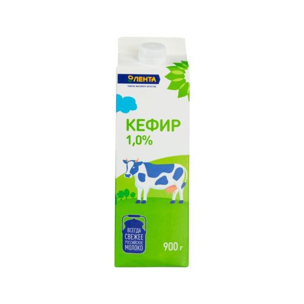 

Кефир Лента 1% БЗМЖ 850 мл