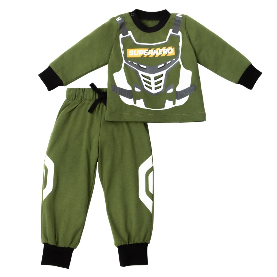 

Комплект одежды Amarobaby SUPERHERO хаки р.92-98, SUPERHERO