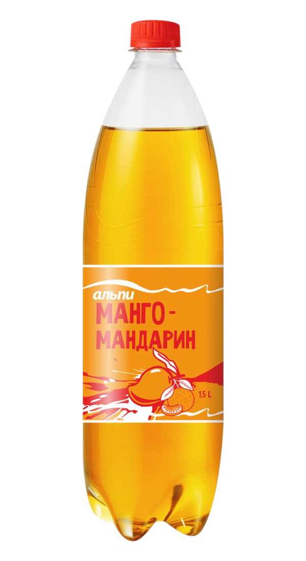 

Газированный напиток Альпина манго-мандарин 1,5 л