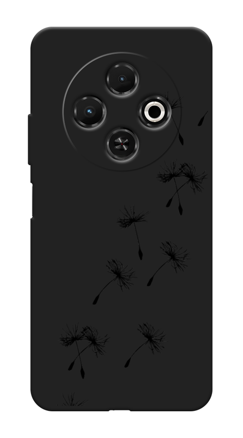 

Чехол Awog на Tecno Spark 30C "Летящие одуванчики", Черный, 309252-1