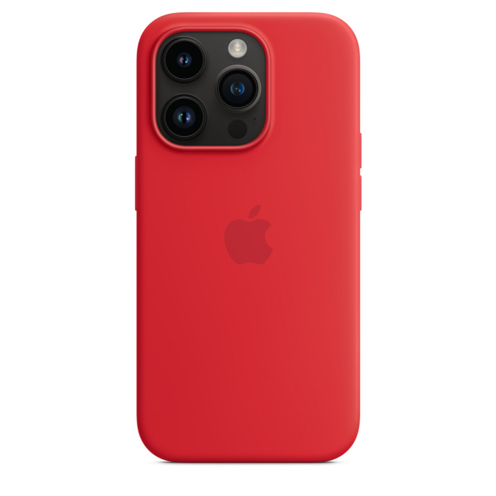 Силиконовый чехол Apple MagSafe для iPhone 14 Pro, Red (Красный) (MPTG3ZM/A)