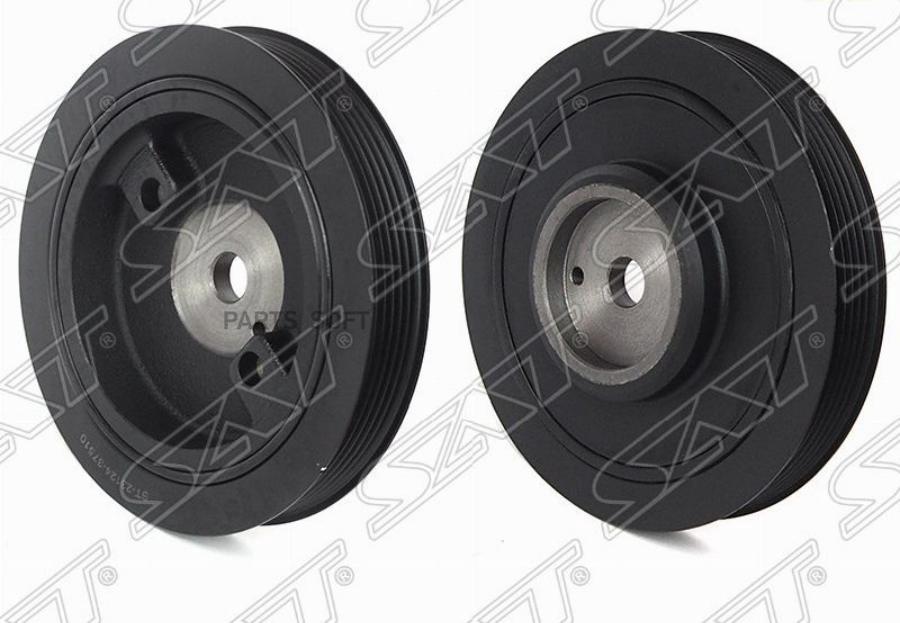 

SAT ST2312437510 Шкив коленвала HYUNDAI TUCSON 2004-2010/TRAJET 00-06/COUPE 01-09/SANTA FE