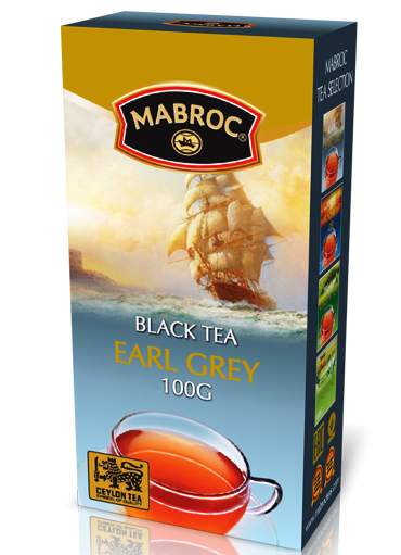 Чай черный Mabroc крупнолистовой Эрл Грей, Шри-Ланка, 75 г