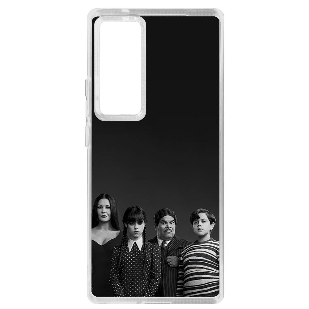 

Чехол-накладка Krutoff Clear Case Уэнсдей Аддамс - Семейка Аддамс для Vivo X60 Pro, Прозрачный