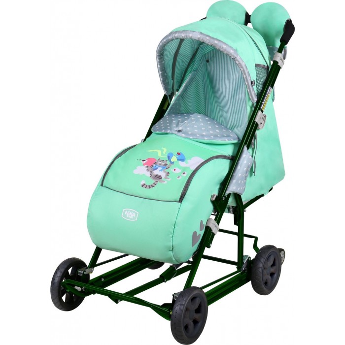 

Санки детские Ника, комбинированные с трансформируемым кузовом НД8-2К Мятный