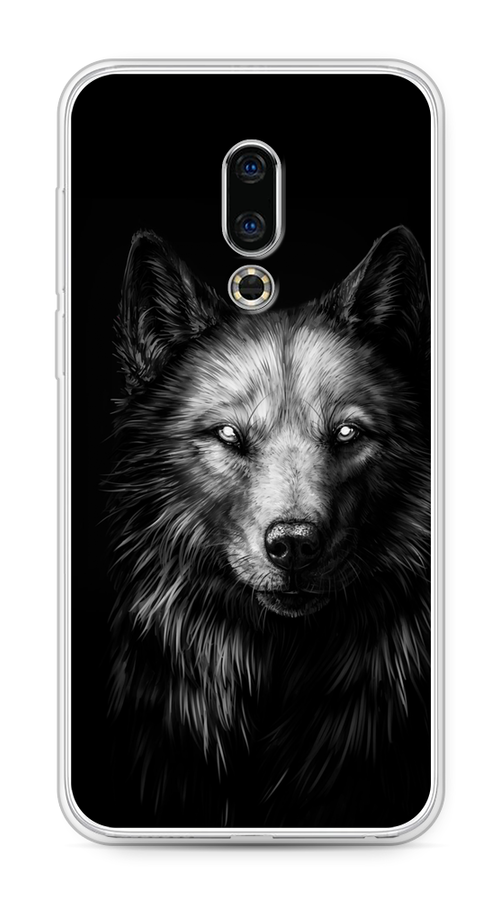 

Чехол Awog на Meizu 16th "Волк черно белый", Серый;бежевый;белый, 72750-1