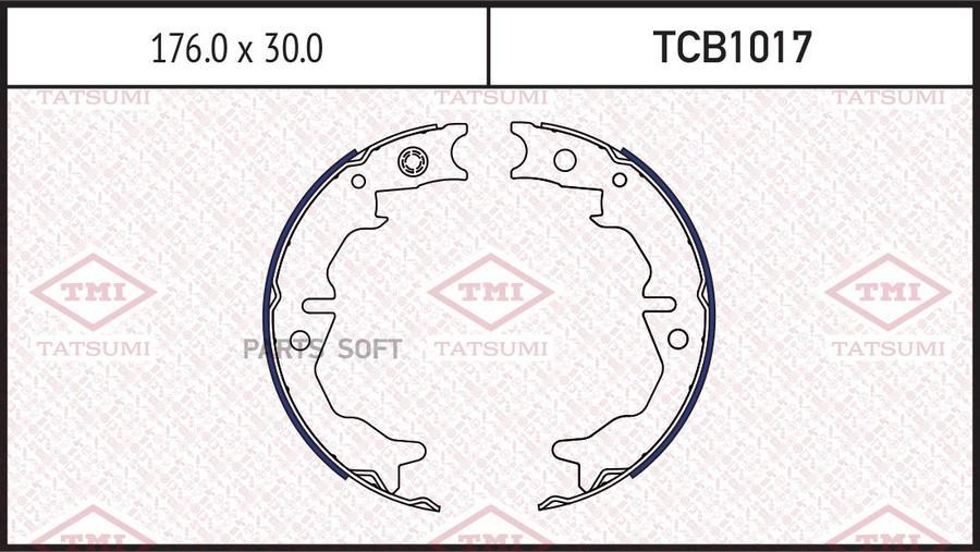 

Колодки тормозные Tatsumi барабанные TCB1017