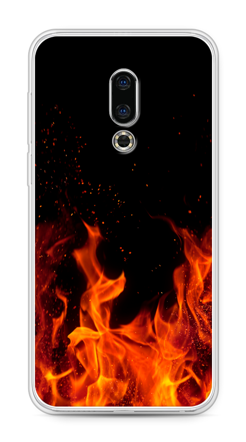

Чехол Awog на Meizu 16th "Все в огне", Оранжевый;черный, 72750-4