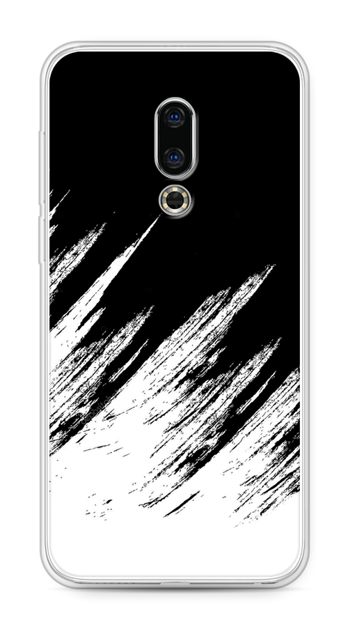 

Чехол Awog на Meizu 16th "Черно белые брызги", Черный;белый;бежевый, 72750-3