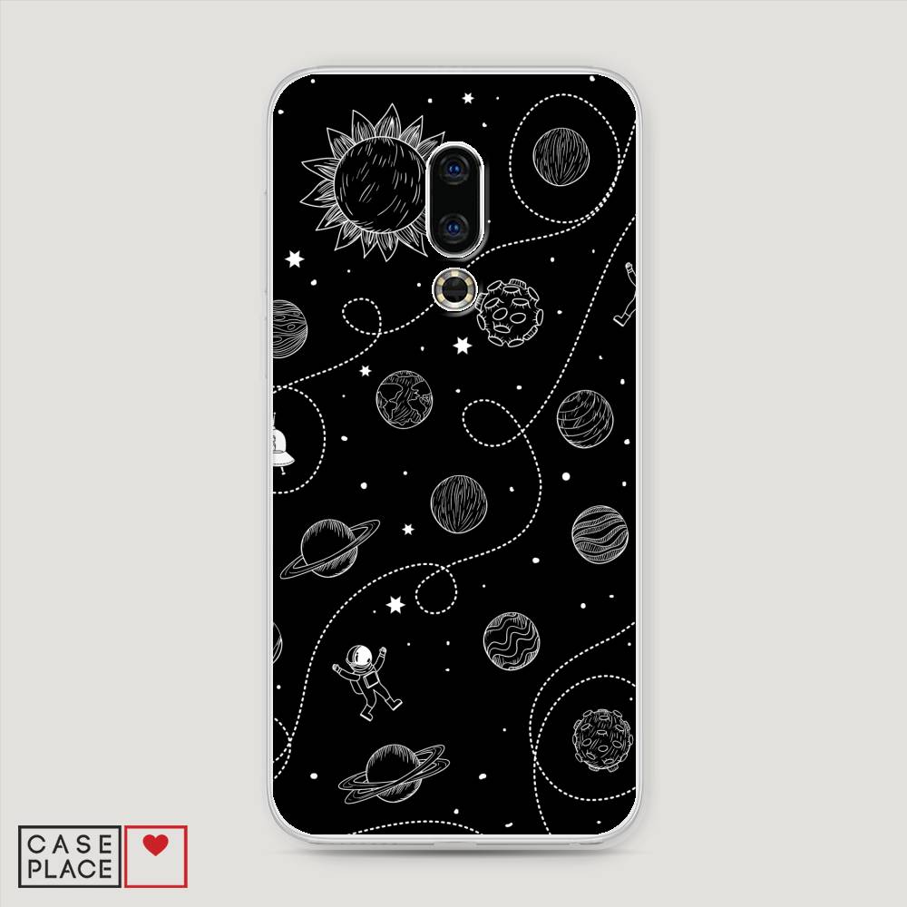 

Чехол Awog на Meizu 16th "В невесомости", Бежевый, 72750-4