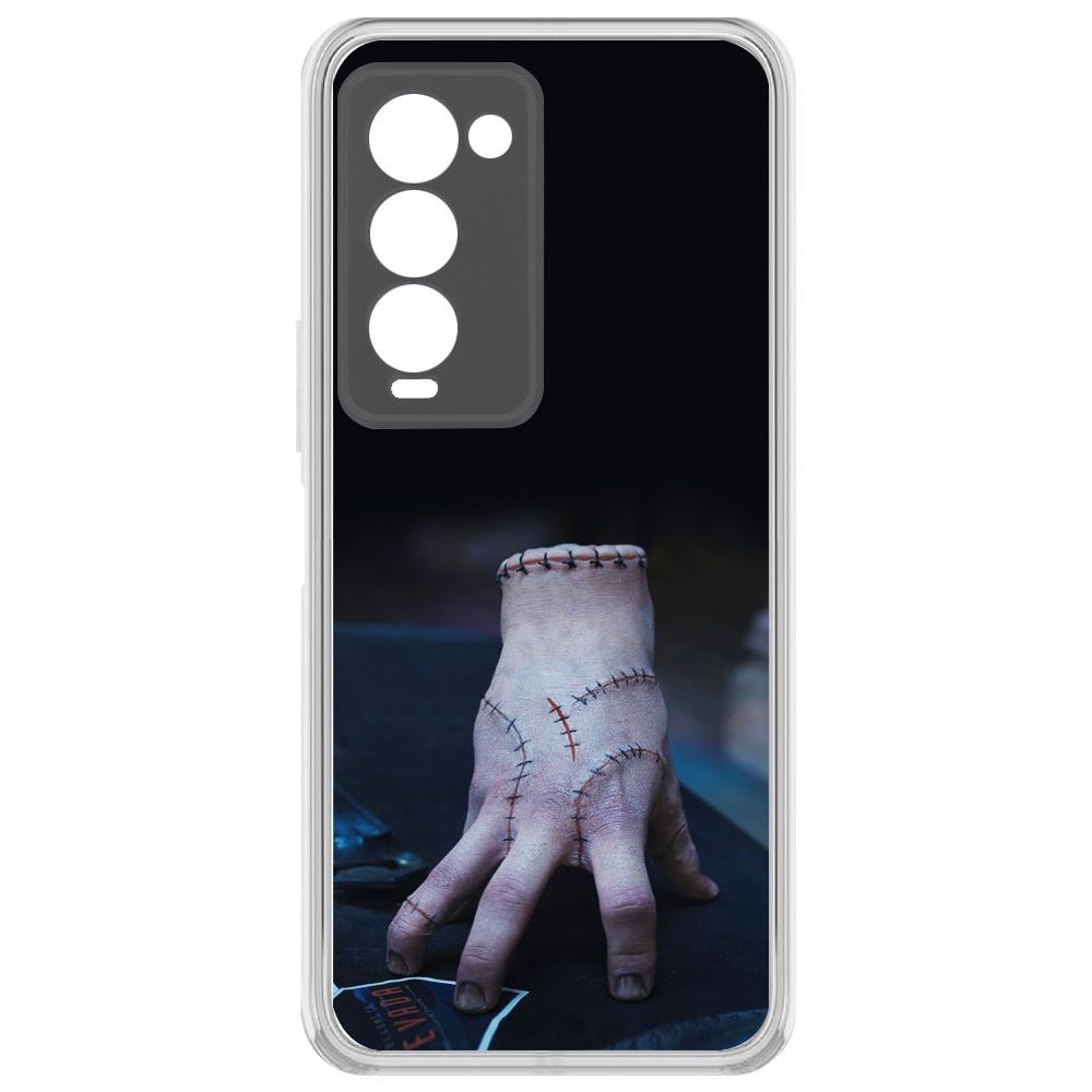 

Чехол-накладка Krutoff Clear Case Уэнсдей Аддамс - Вещь для Tecno Camon 18 Premier, Прозрачный