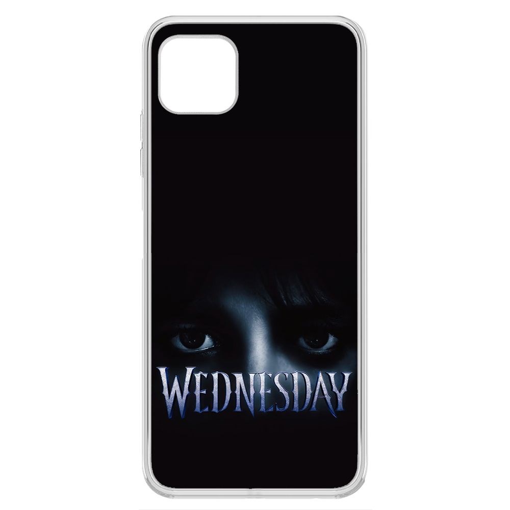 

Чехол-накладка Krutoff Clear Case Уэнсдей Аддамс - Логотип для Samsung Galaxy A22s (A226), Прозрачный