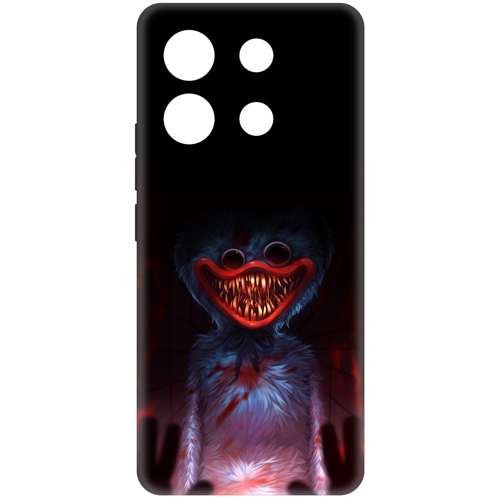 

Чехол-накладка Krutoff Soft Case Атака Хаги Ваги для Poco X6 черный