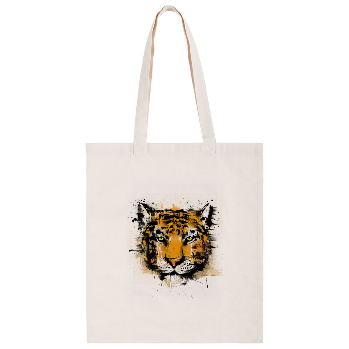 фото Сумка-шоппер coolpodarok животные краски тигр рисунок