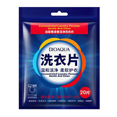 

Пластины для стирки BioAqua 3,5 г х 20 шт