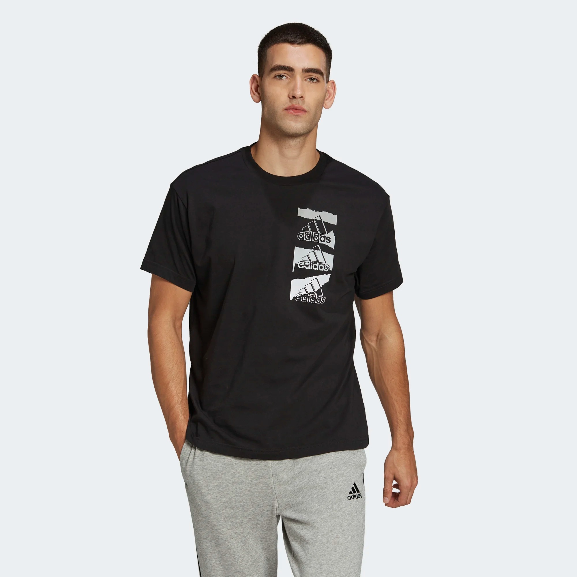 

Футболка мужская Adidas HE4314 черная L, HE4314